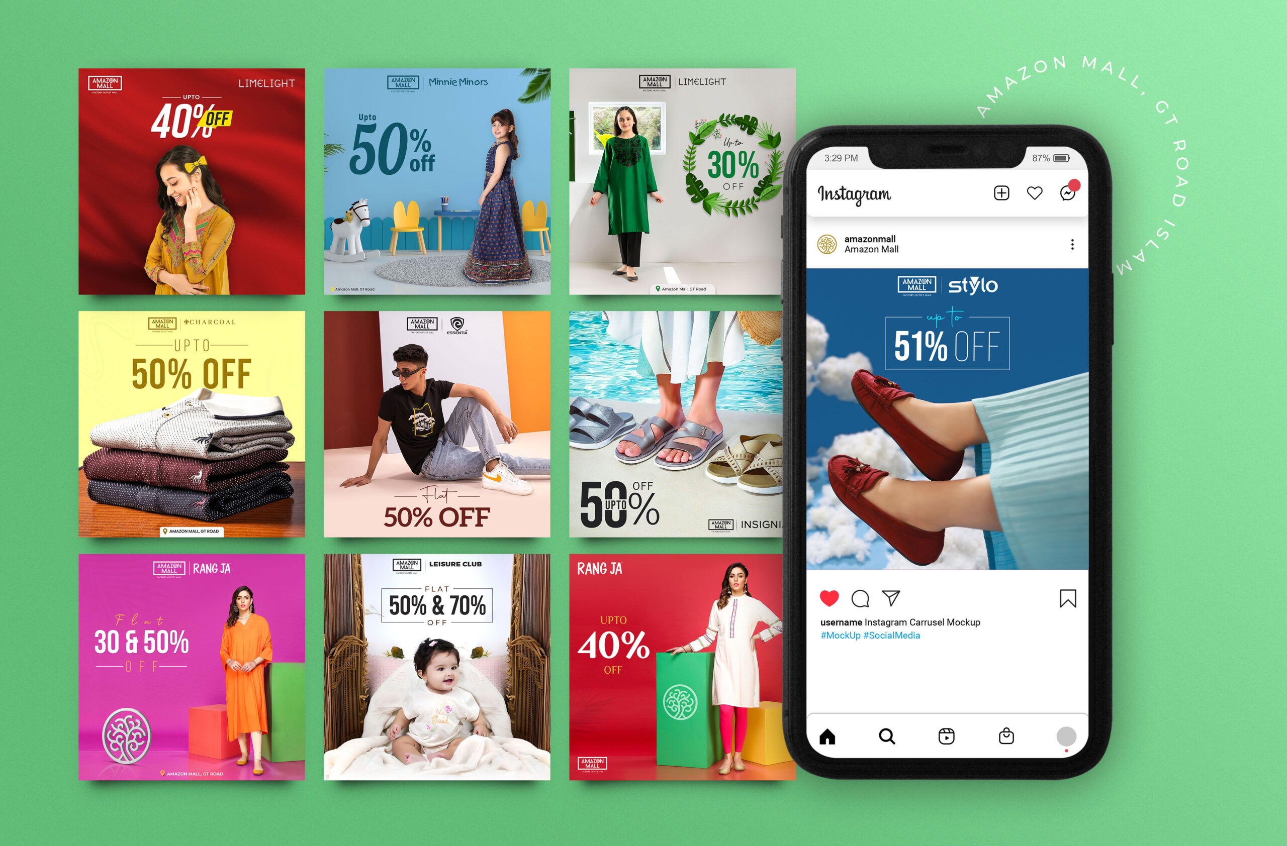 Social media marketing — Artology creative direction