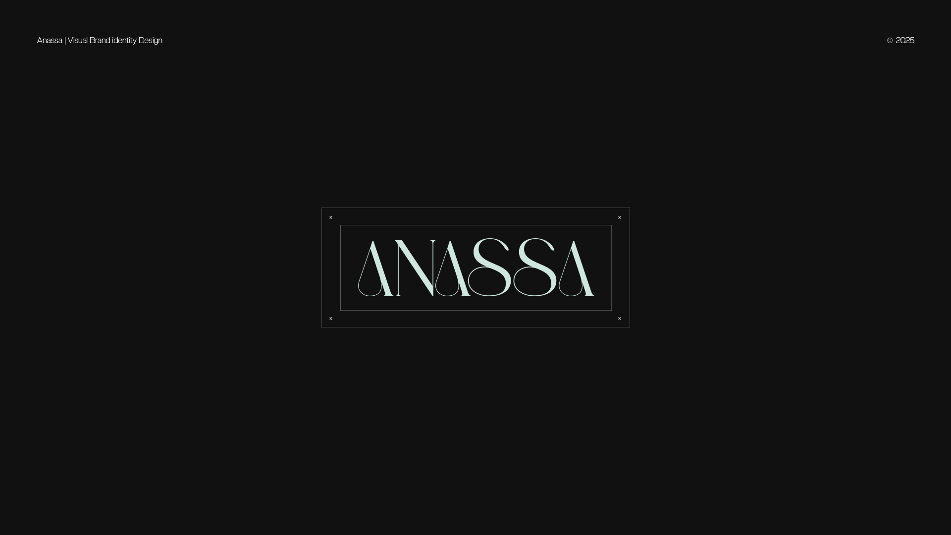 Anassa - Visual Brand Identity Design — project detail